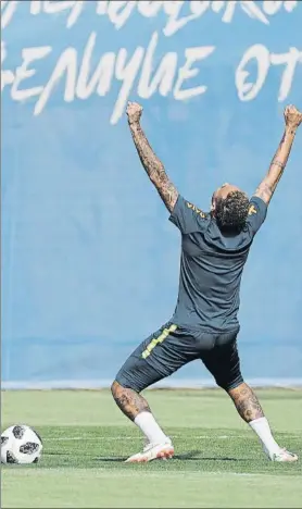  ?? FOTO: EFE ?? Neymar se ha aislado del mundo esperando que ante Serbia pueda recuperar su fútbol