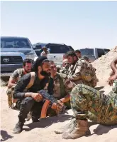  ?? AFP ?? Pro-government troops in Deir Ezzor