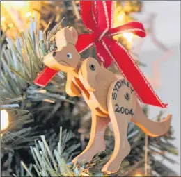  ?? MARK SQUIBB/ THE PACKET ?? A festive kangaroo all the way from Sydney, Australia.