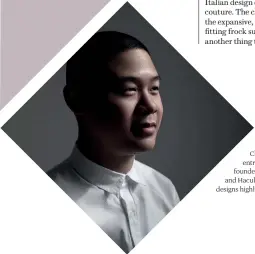  ??  ?? STARRING Chinese-American artist and entreprene­ur Jonathan Koon is the founder of clothing labels Private Stock and Haculla, and believes in keeping his designs highly curated; page 24