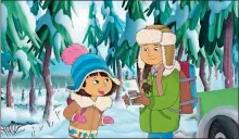  ?? PBS VIA AP ?? The animated series “Molly of Denali” stars the characters of Molly, voiced by Sovereign Bill, left, and her mother, voiced by Jules Koostachin.