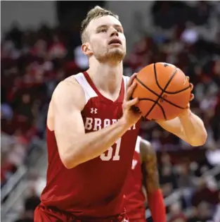  ?? AP ?? Rienk Mast scored 30 points in Bradley’s victory Friday in the Missouri Valley Conference tournament.