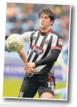  ??  ?? NEW BOY: Zak Mills in action during his days with Grimsby.