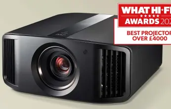  ?? ?? This native 4K projector boasts a claimed 40,000:1 contrast ratio