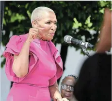  ?? Picture: LEFTY SHIVAMBU/ GALLO IMAGES ?? TIME FOR ACTION: Ria Ledwaba speaks during a media conference in Randburg on Wednesday