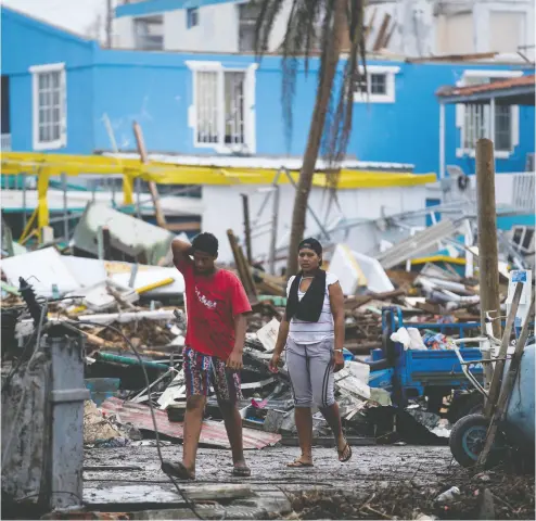  ?? Nathalia Angarita / reuters ?? Storm Iota largely caught the 5,000 or so residents of Isla de Providenci­a by surprise. The storm’s eye passed just 18
kilometres from their shores after a late shift in its trajectory and escalation in intensity.