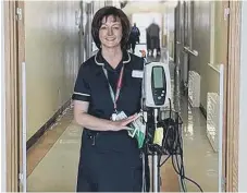  ??  ?? Stroke Specialist Nurse Diane Gulliver.