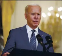  ?? ANDREW HARNIK — THE ASSOCIATED PRESS, FILE ?? President Joe Biden is hosting 40 world leaders for a virtual conference on climate change today and Friday.