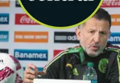  ?? |MEXSPORT ?? Juan Carlos Osorio cumplió un año en el Tri y espera durar mucho tiempo.