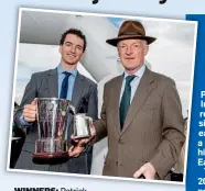  ?? ?? WINNERS: Patrick Mullins and his father, Willie