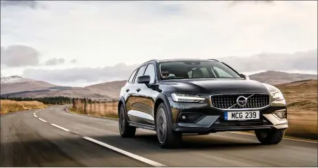  ??  ?? The Volvo V60 proved more than a match for the worst of our winter weather