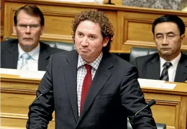  ?? CRAIG SIMCOX/ STUFF ?? Former National MP Aaron Gilmore left Parliament in 2013 under a cloud after he threatened a waiter at a Hanmer Springs hotel.