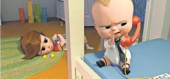  ?? DREAMWORKS ANIMATION ?? Baldwin voices the lead character in The Boss Baby.