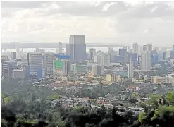  ?? —DALE ISRAEL ?? ECONOMIC HUB Cebu City, its skyline seen in this Oct. 27 photo, is the economic hub of the Visayas. Mayor Michael Rama says he wants to pattern his city’s developmen­t after Singapore.