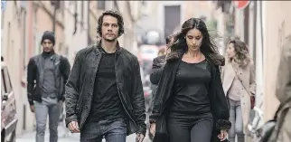  ?? LIONSGATE FILMS ?? Dylan O’Brien, left, and Shiva Negar star in the new movie, American Assassin.
