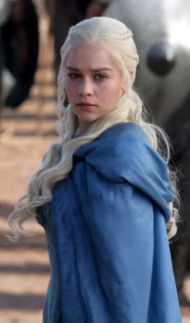  ??  ?? Emilia Clarke as Daenerys Targaryen in Sky’s smash-hit series ‘Game of Thrones’