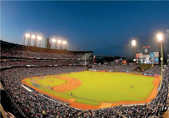  ?? PHOTO: GETTY IMAGES ?? AT&T Park, home of the San Francisco Giants Major League Baseball team.