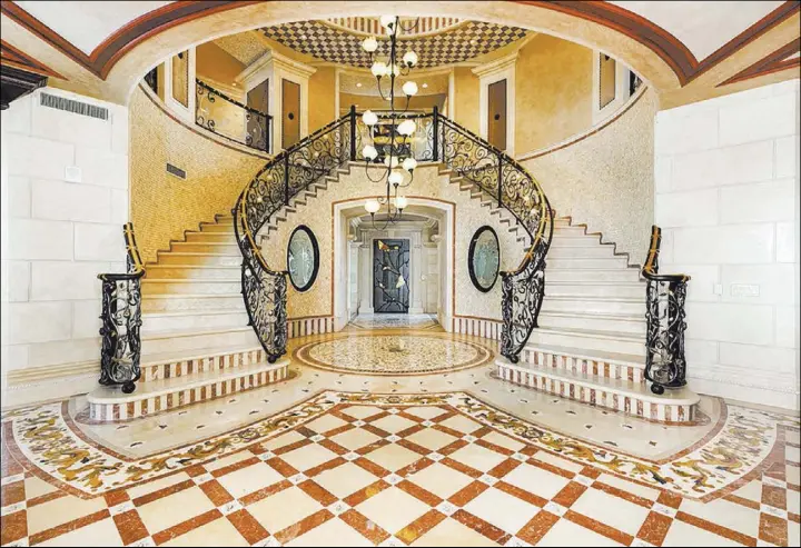  ?? Luxury Estates Internatio­nal ?? This Crown Penthouse is one of four built in One Queensridg­e Place. It features a variety of tile designs.