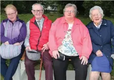  ??  ?? Carmel Galvin, Billy Grimes, Noreen O’Callaghan and Margaret Scarry pictured at the Tree of Hope planting in Kanturk Town Park.