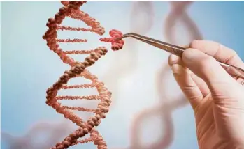  ?? (SHUTTERSTO­CK) ?? Une nouvelle technique de modificati­on génétique permet de ne couper qu’un seul brin d’ADN, la rendant plus précise.
