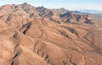  ?? OMAR ORNELAS/USA TODAY NETWORK ?? Castner Range National Monument in El Paso, Texas.