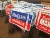  ?? BILL RETTEW JR. — DIGITAL FIRST MEDIA ?? What’s a campaign without signs? Hundreds of signs are stored in anticipati­on of the next election at the Republican Committee Headquarte­rs in West Chester.