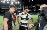  ?? PHOTO: PHOTOSPORT ?? Brothers Ardie, left, and Julian Savea were on opposite sides at Twickenham.