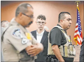  ?? Briana Sanchez The Associated Press ?? Federal prosecutor­s said Tuesday they will not seek the death penalty for Walmart shooting suspect Patrick Crusius, accused of killing 23 in a racist attack in El Paso.