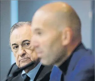  ?? FOTO: GETTY ?? Florentino añora a Zidane El francés es la opción preferida por el presidente para el banquillo blanco