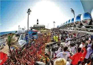  ?? Divulgação ?? Bloco Coruja no circuito Barra-Ondina, em Salvador, no Carnaval de 2019
