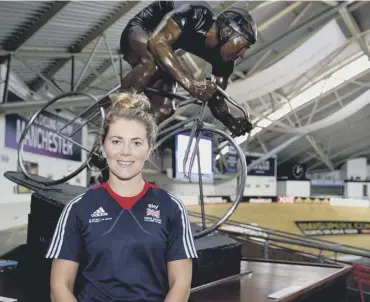  ??  ?? 0 Jess Varnish at Manchester Velodrome when she was part of the British team before Rio 2016.