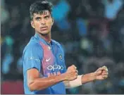  ?? AFP ?? ■ Washington Sundar was a star performer in Nidahas Trophy.