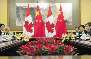  ?? MARK SCHIEFELBE­IN- POOL / GETTY IMAGES ?? A Chinese- Canadian businessma­n is fighting government allegation­s that he spied for China, in a case that illustrate­s the Chinese “vacuum cleaner” approach to intelligen­ce gathering.