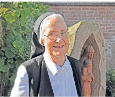  ?? FOTO: CHRISTIAN BREUER ?? Schwester Rita wird am Sonntag in Griethause­n verabschie­det.