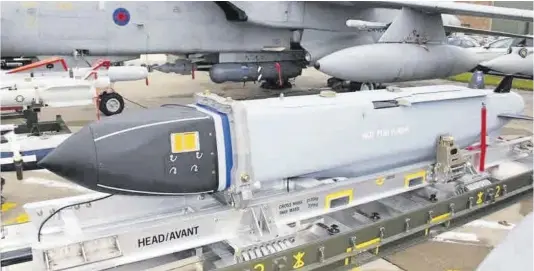  ?? ?? Un míssil de llarg abast Storm Shadow com els que el Regne Unit ha enviat a Ucraïna.