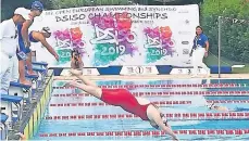  ?? ?? Euro tilt Cerys made a splash during the European Championsh­ips