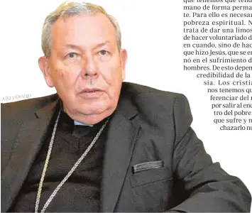  ?? Alfa y Omega ?? Monseñor Octavio Ruiz Arenas, secretario del Pontificio Consejo para la Nueva Evangeliza­ción