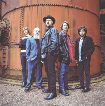  ?? PHOTO BY DANNY CLINCH ?? The Drive-By Truckers are Matt Patton, Brad Morgan, Patterson Hood, Mike Cooley and Jay Gonzalez. They will perform Sunday night in Walker Theatre.