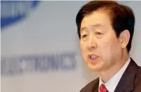  ?? Reuters ?? Choi Gee-sung worked in all the main businesses, from semiconduc­tors and home appliances to television­s and telecoms, before taking over as chief executive. —