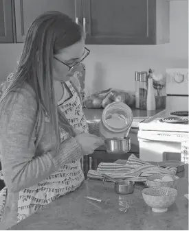  ??  ?? Cheticamp, N.S. native Carmen Leblanc says meal planning can help families reduce stress, save money on groceries, and reduce waste.