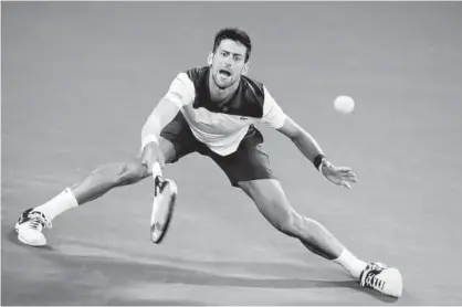  ?? Foto: Archivo ?? Novak Djokovic, en un partido del Abierto de Australia 2018.