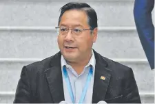  ?? ?? El gobierno del boliviano Luis Arce rechazó dichos de Lacalle.