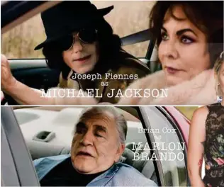  ??  ?? Joseph Fiennes als Michael Jackson geht Paris Jackson (unten) zu weit