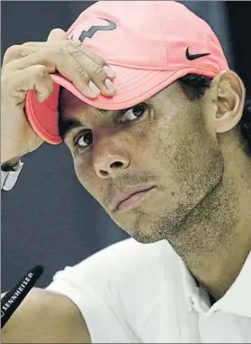  ?? FOTO: EFE ?? Nadal también dijo ayer que ve posible superar los 19 Grand Slams de Federer