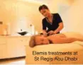  ??  ?? Elemis treatments at St Regis Abu Dhabi