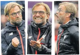  ??  ?? WATCH OUT, JOSE: Kop boss Klopp won’t change his animated touchline style