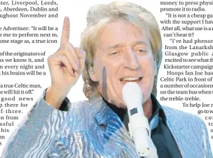  ??  ?? Rock icon Rod Stewart