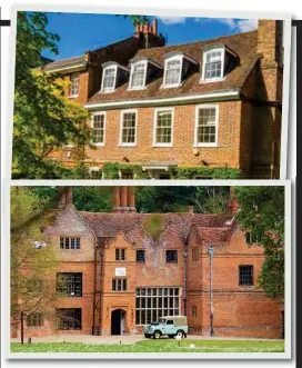  ??  ?? Grand: Oliver’s £10m house in Hampstead, north London, top, and his new £6m Elizabetha­n manor in Essex
