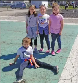  ??  ?? Sunshine and warming temperatur­es provided ideal conditions for Shelby students to enjoy recess at Dowds Elementary School on Wednesday, May 12. The students enjoyed a variety of activities on the school’s playground.