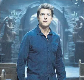  ?? Chiabella James Universal Pictures ?? TOM CRUISE stars in “The Mummy,” which is said to have cost $175 million to make. The Universal Pictures movie brought in just $31.7 million in the U.S. and Canada during its opening weekend.